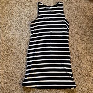 Sleeveless Jersey Swing Dress